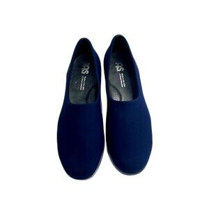SAS Bliss Women’s Slip-On Wedge Color Navy Size 8.5M Comfort Stretchable.